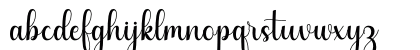 Hailey Regular Lowercase Preview
