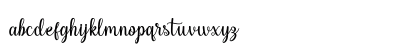 Hello Sweety Regular Lowercase Preview