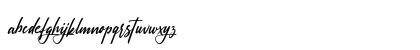 Rosellinda Alyamore Regular Lowercase Preview