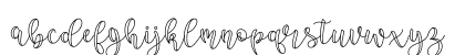 Water Splash Outline Lowercase Preview