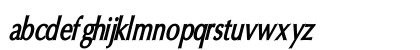 Oregon LDO Condensed Bold Oblique Lowercase Preview