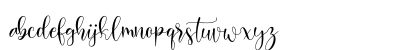 Hosbela Regular Lowercase Preview