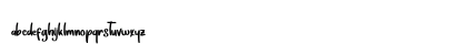 Yellow Black - Personal Use Regular Lowercase Preview