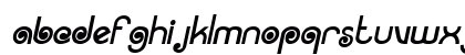Notorious Oblique Lowercase Preview