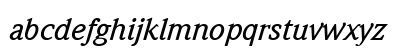 WeidemannMdITC Italic Lowercase Preview
