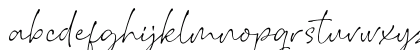 Wonderline Regular Lowercase Preview