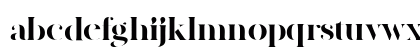 amigh Regular Lowercase Preview