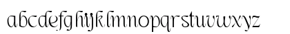 First Class Demo Thin Regular Lowercase Preview