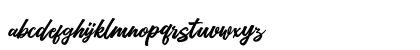 Artukge Script Regular Lowercase Preview