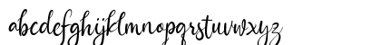 Painter in the Heart Regular Lowercase Preview