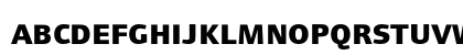 FoundryFormSans ExtraBoldSC Lowercase Preview