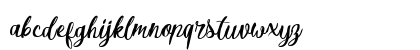 Melliana Script Regular Lowercase Preview