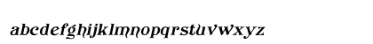 Koster Semi-Swash Oblique Regular Lowercase Preview