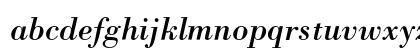 BorjomiC Italic Lowercase Preview