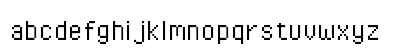 Pixel Operator Regular Lowercase Preview