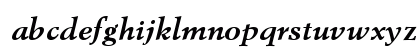 Berling Antiqua Bold Italic Lowercase Preview