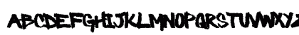 Barbaric Regular Lowercase Preview
