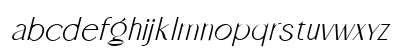 Cafgone Italic Lowercase Preview