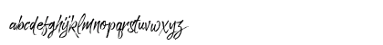 Paradise Typeface Free Demo Regular Lowercase Preview