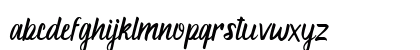 aluna Regular Lowercase Preview