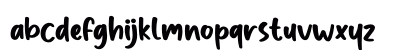 Just Breathe Regular Lowercase Preview