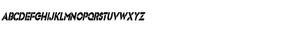 FreeportCondensed Oblique Font