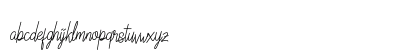 Linoleo Script Regular Lowercase Preview