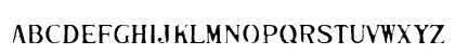 Mutilated Medium Lowercase Preview