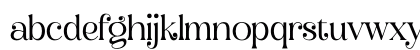 Balerga Regular Lowercase Preview
