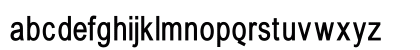 BabelSans Bold Lowercase Preview