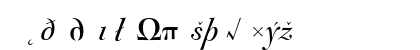 Acanthus Italic Lowercase Preview
