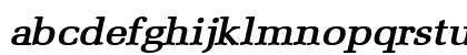 BidRomanWide BoldItalic Lowercase Preview