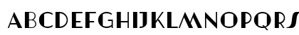Artisual Deco DEMO Regular Lowercase Preview