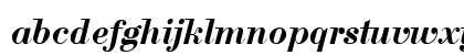 BodoniCTT BoldItalic Lowercase Preview