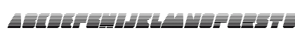 Contour of Duty Gradient Italic Italic Preview