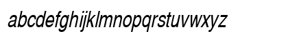 AlpsThin Italic Lowercase Preview