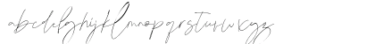 Bedley Regular Lowercase Preview