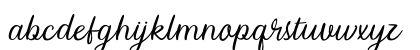 wandita Regular Lowercase Preview