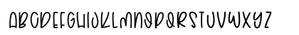 Sweet Creamy Regular Lowercase Preview