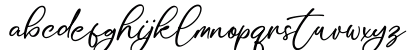 Stylissa Regular Lowercase Preview