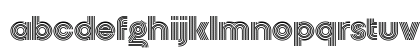 Unigeo128 Trial Extrabold Regular Lowercase Preview