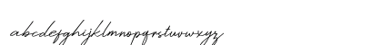 Celine Peach Free Script Regular Lowercase Preview