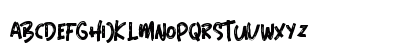 Black Sambath Regular Lowercase Preview