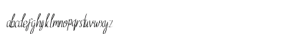 Ethelyne Demo Italic Lowercase Preview