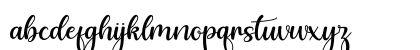 Letizia Regular Lowercase Preview