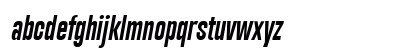 Trump Gothic West Bold Italic Lowercase Preview