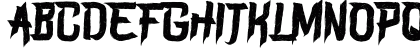 BLAME Regular Lowercase Preview