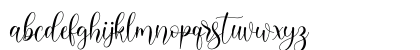 Delara Regular Lowercase Preview