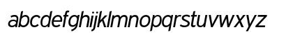 Expressway Bk Italic Lowercase Preview
