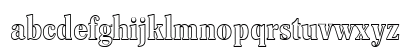 ConcordeCondensedBQ Bold Condensed Lowercase Preview